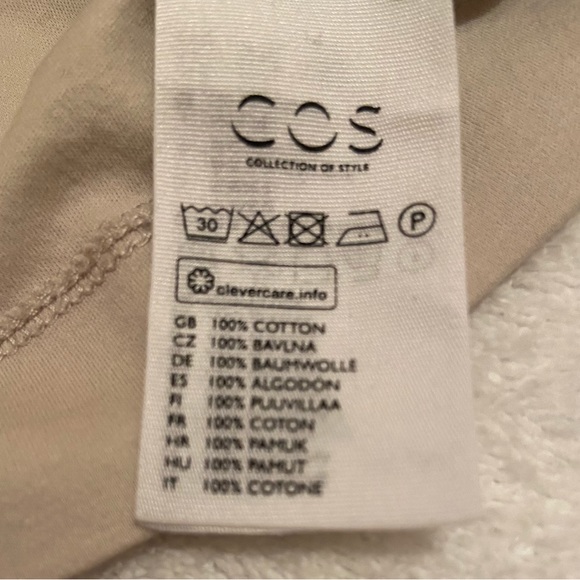 COS 100% Cotton Long Sleeve T Shirt - Picture 10 of 10